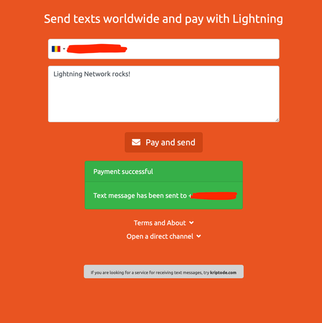 We Used Lightning Payments For Private SMS Messaging: Here’s How It Worked