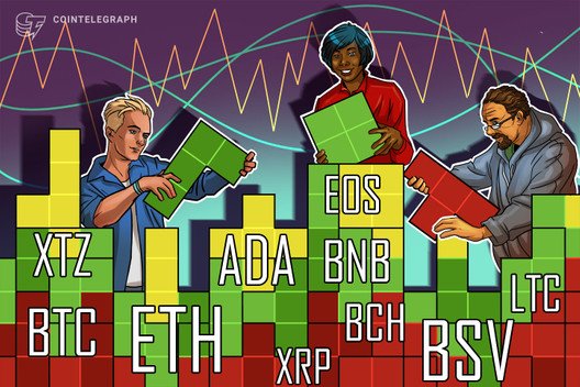 Price-analysis-6/3:-btc,-eth,-xrp,-bch,-bsv,-ltc,-bnb,-eos,-xtz,-ada