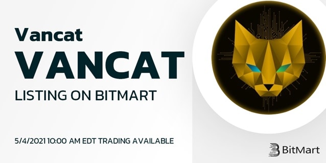 Vancat-(vancat)-nft-marketplace-has-been-listed-on-bitmart-exchange
