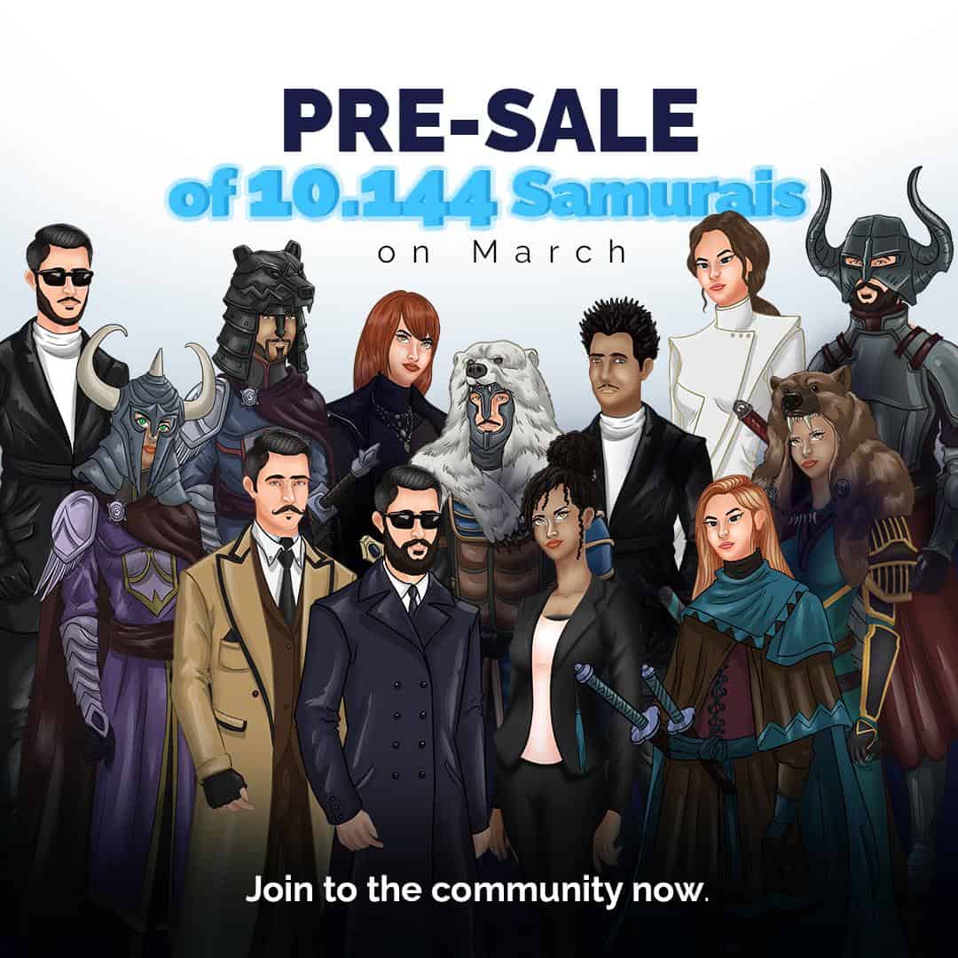 Ninja-fantasy-trader-announces-its-first-presale-of-the-rarest-nftraders-or-samurais