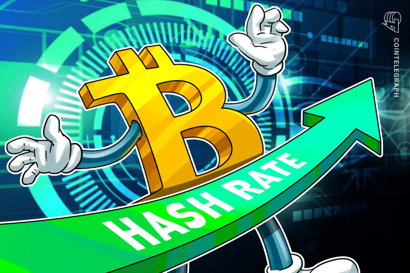 Bitcoin-hash-rate-taps-new-milestone-with-miner-hodling-at-1-year-low