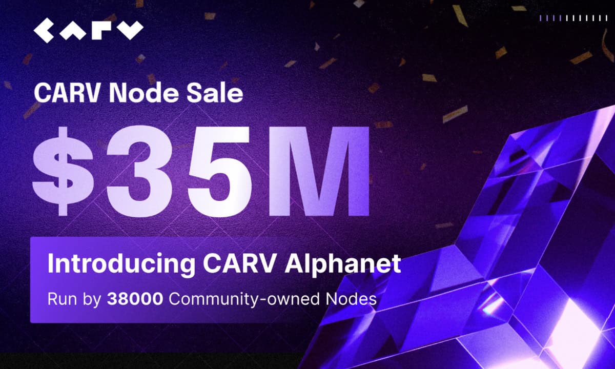 Carv-launches-alphanet:-$35m-node-sale-propels-decentralization-milestone