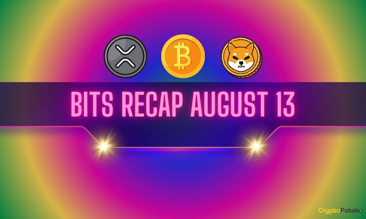 Top-ripple-(xrp)-price-predictions,-important-shiba-inu-(shib)-announcements,-and-more:-bits-recap-august-13