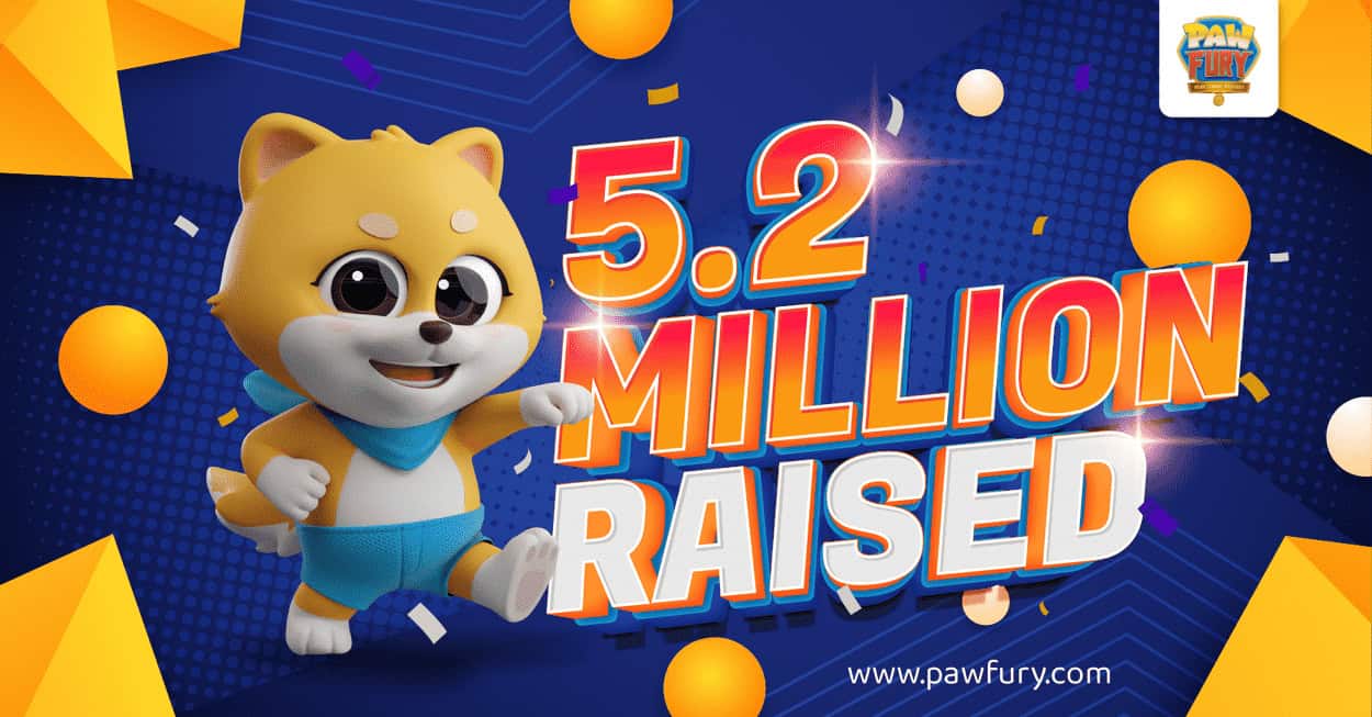 Pawfury-presale-going-past-$5.2-million-in-record-time—75%-of-tokens-already-sold