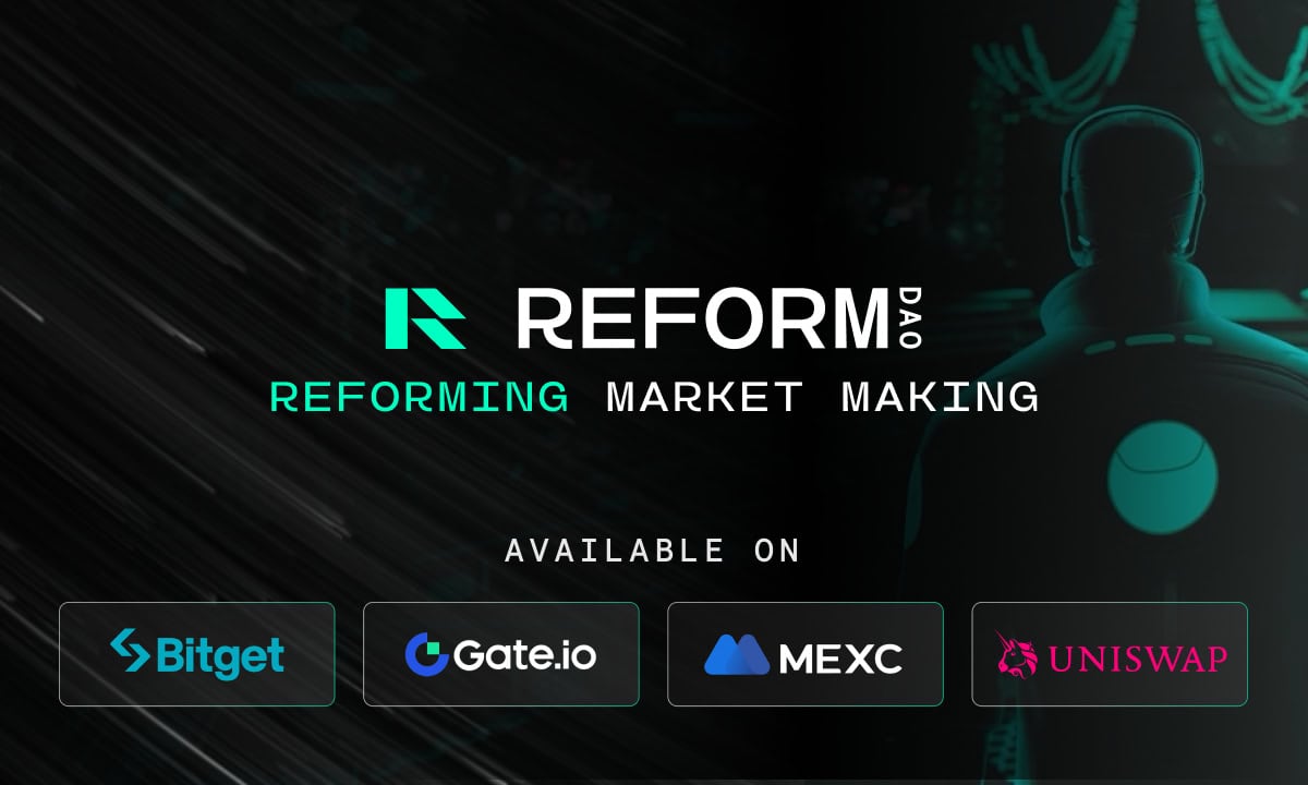 Reformdao-announces-$rfrm-token-listing-on-gate.io,-mexc,-and-bitget