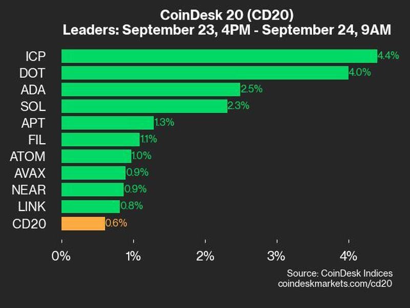 Coindesk-20-performance-update:-icp-gains-4.4%,-leading-index-higher