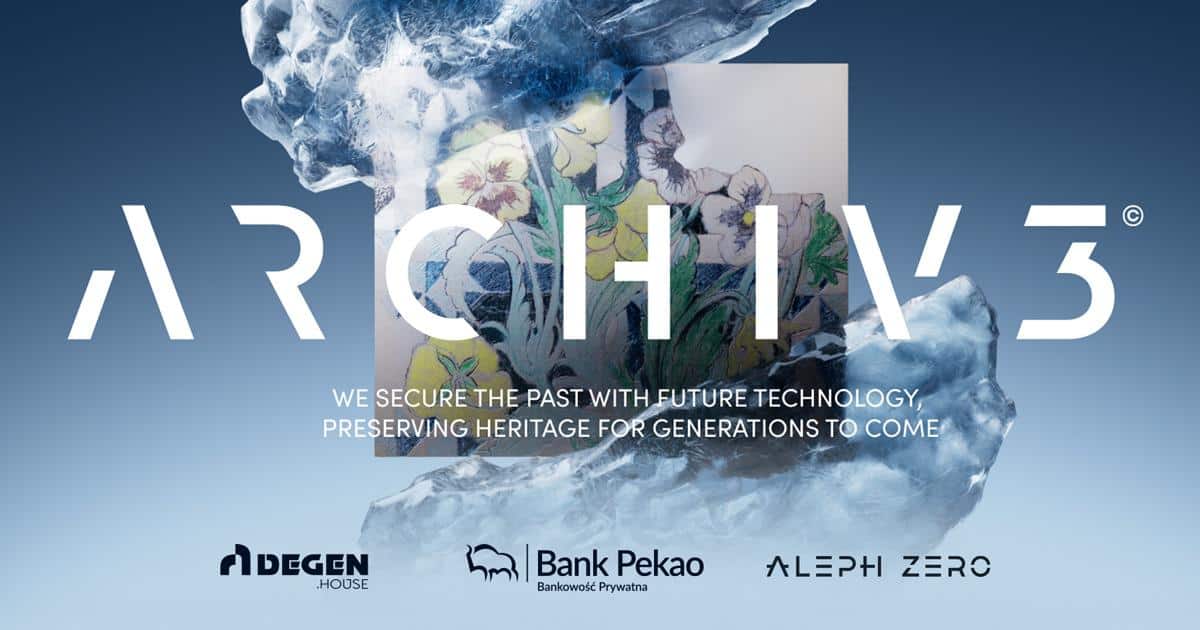 Archiv3:-poland’s-second-largest-bank-chooses-aleph-zero-to-tokenize-historical-art