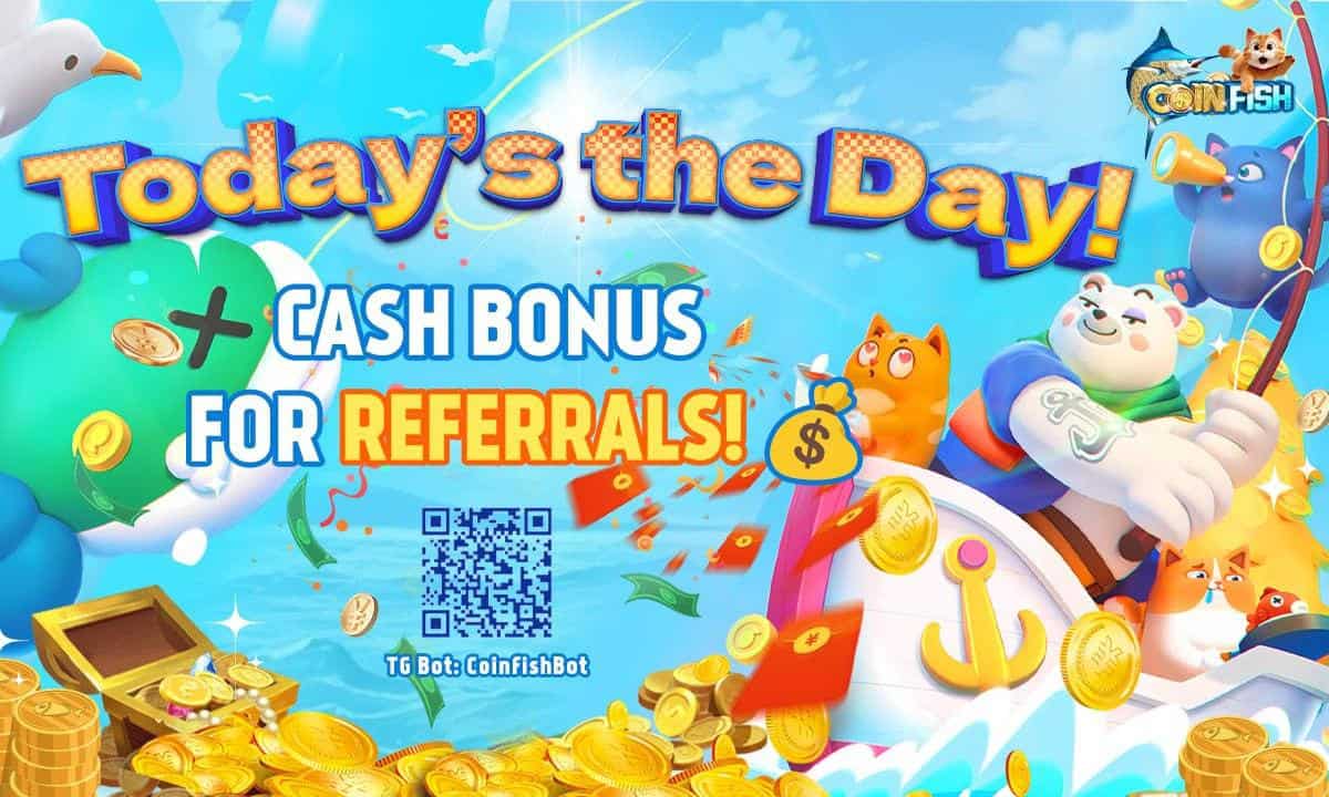 Ton-clicker-game-coinfish-launches-on-oct-23,-telegram-channel-reaches-130k-users