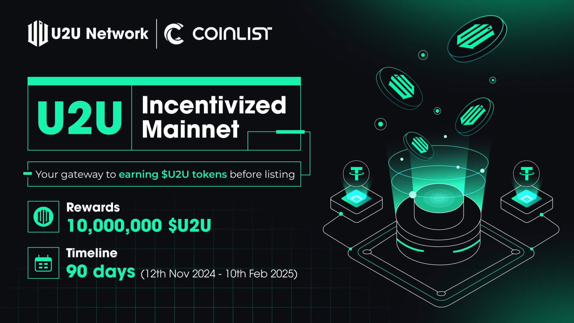 Coinlist-to-develop-the-depin-market-with-the-first-depin-collaboration-with-u2u-network-this-q4