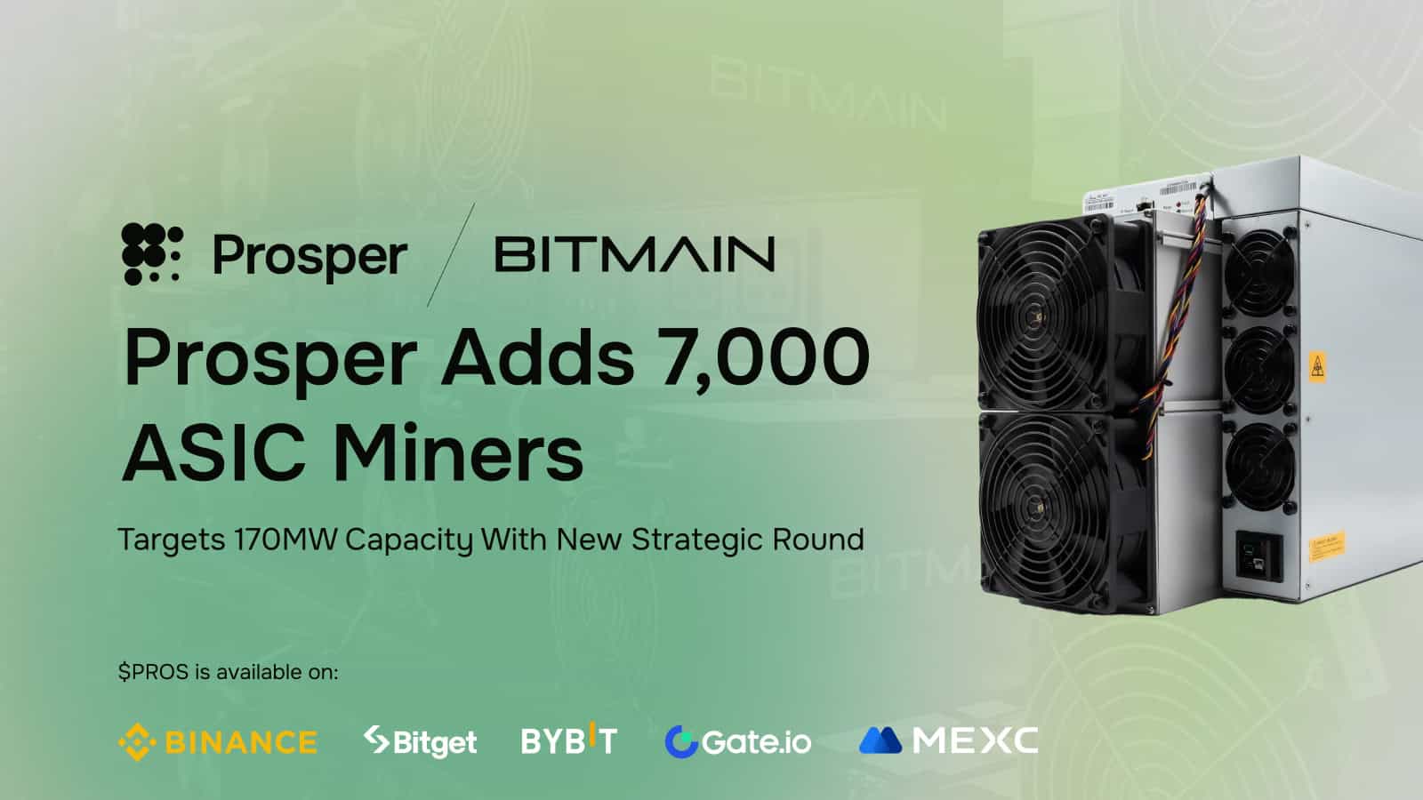 Prosper-acquires-7,000-asic-miners-from-bitmain-and-secures-strategic-funding-to-democratize-bitcoin-mining