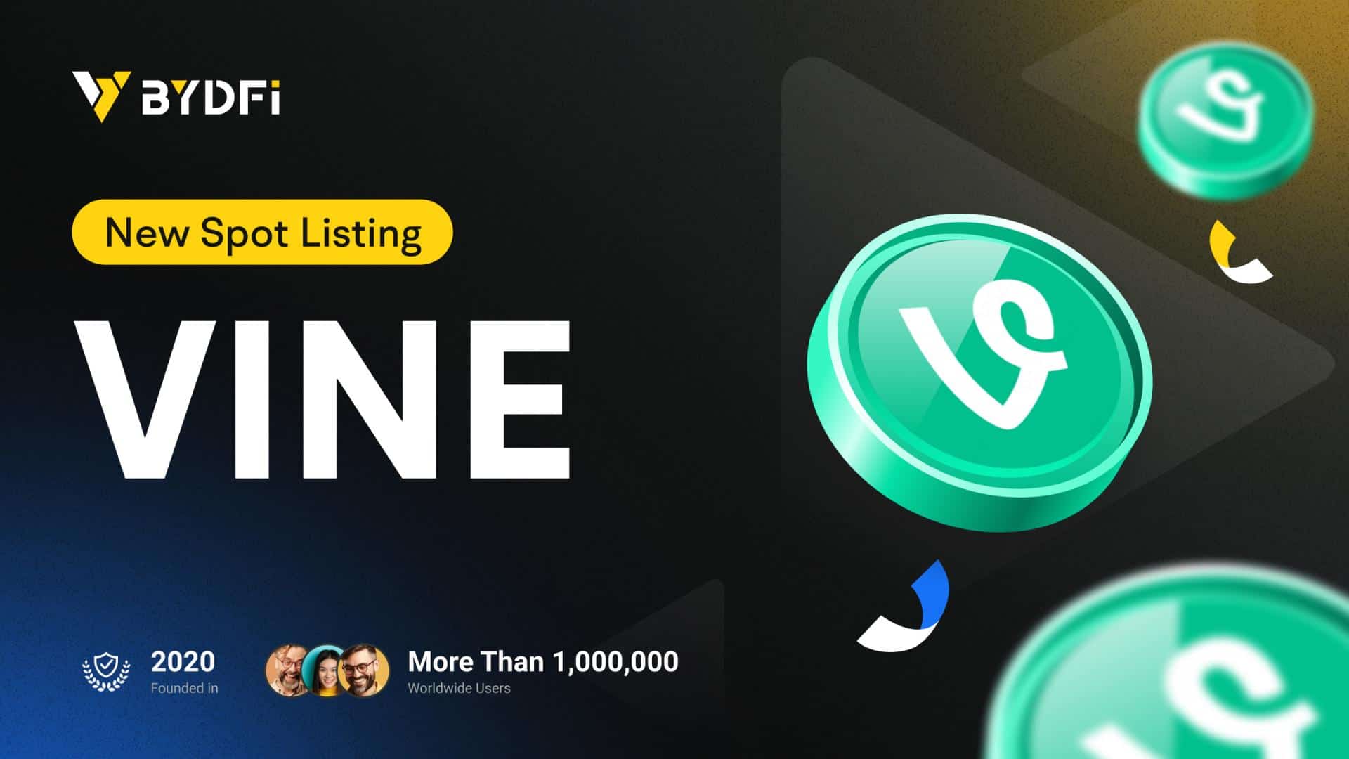 Vine-token-hits-$400-million-market-cap,-now-available-for-trading-on-bydfi