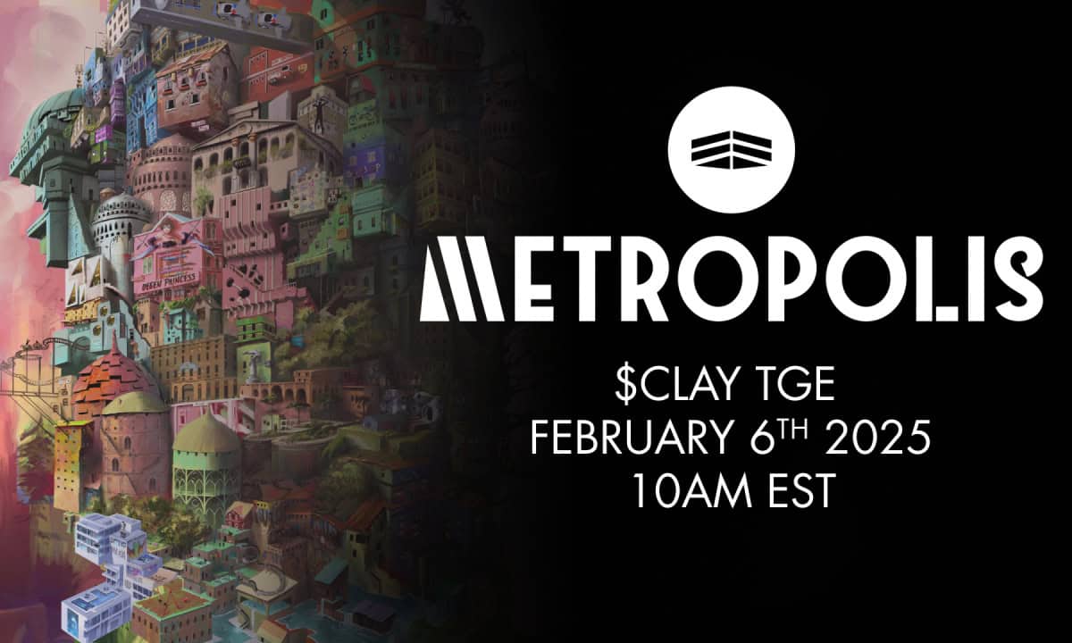 Metropolis-world-announces-token-generation-event-(tge)-for-$clay-at-3pm-utc-on-february-6th