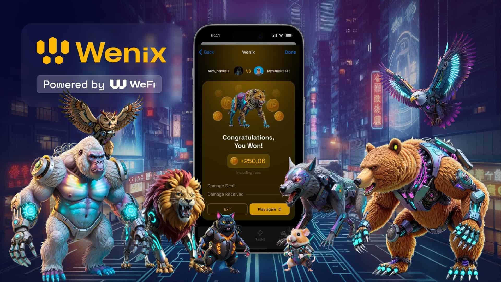 Wefi-launches-wenix,-a-telegram-game-directly-contributing-to-token-mining