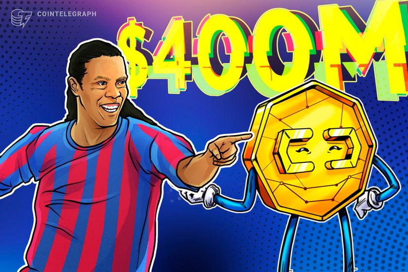 Ronaldinho-launches-token-with-35%-insider-supply,-hits-$397m-market-cap